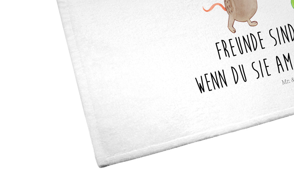 Gäste Handtuch Schildkröte & Maus Gästetuch, Reisehandtuch, Sport Handtuch, Frottier, Kinder Handtuch, Schildkröte, Maus, Freunde, Freundinnen, beste Freunde, beste Freundinnen