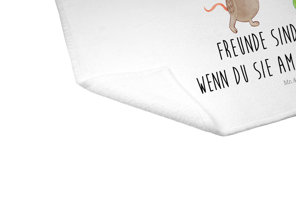 Gäste Handtuch Schildkröte & Maus Gästetuch, Reisehandtuch, Sport Handtuch, Frottier, Kinder Handtuch, Schildkröte, Maus, Freunde, Freundinnen, beste Freunde, beste Freundinnen