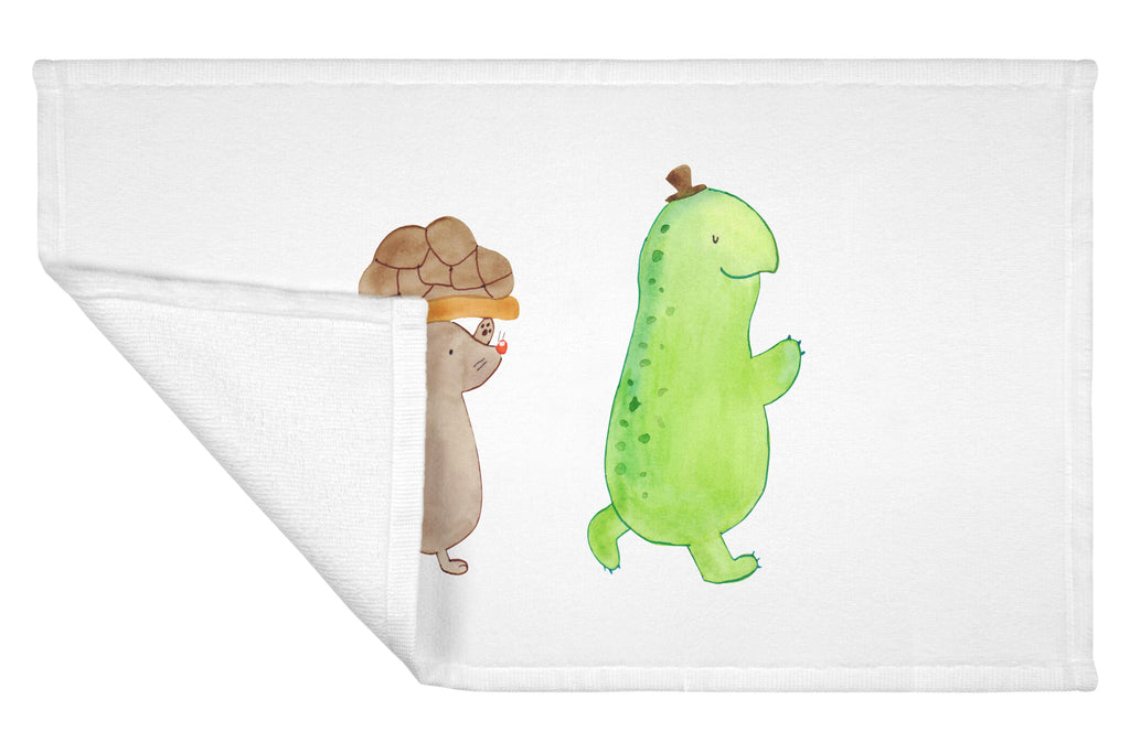 Gäste Handtuch Schildkröte & Maus Gästetuch, Reisehandtuch, Sport Handtuch, Frottier, Kinder Handtuch, Schildkröte, Maus, Freunde, Freundinnen, beste Freunde, beste Freundinnen