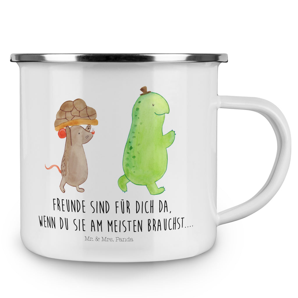 Camping Emaille Tasse Schildkröte & Maus Campingtasse, Trinkbecher, Metalltasse, Outdoor Tasse, Emaille Trinkbecher, Blechtasse Outdoor, Emaille Campingbecher, Edelstahl Trinkbecher, Metalltasse für Camping, Kaffee Blechtasse, Camping Tasse Metall, Schildkröte, Maus, Freunde, Freundinnen, beste Freunde, beste Freundinnen