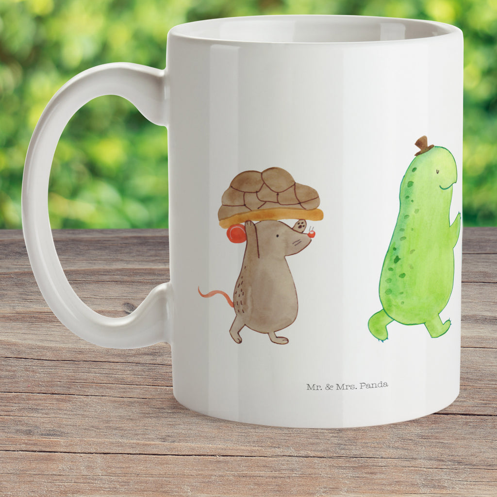 Kindertasse Schildkröte & Maus Kunststoff Tasse, Kindergarten, Tasse, Trinkbecher, Camping Becher, Kaffeetasse, Kunststoffbecher, Kindergartenbecher, Outdoorgeschirr, Kunststoffgeschirr, Reisebecher, Reisetasse, Kinderbecher, Schildkröte, Maus, Freunde, Freundinnen, beste Freunde, beste Freundinnen