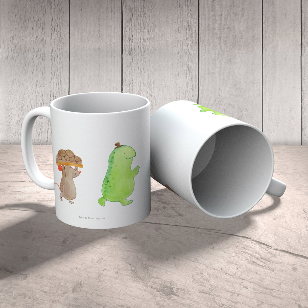 Kindertasse Schildkröte & Maus Kunststoff Tasse, Kindergarten, Tasse, Trinkbecher, Camping Becher, Kaffeetasse, Kunststoffbecher, Kindergartenbecher, Outdoorgeschirr, Kunststoffgeschirr, Reisebecher, Reisetasse, Kinderbecher, Schildkröte, Maus, Freunde, Freundinnen, beste Freunde, beste Freundinnen