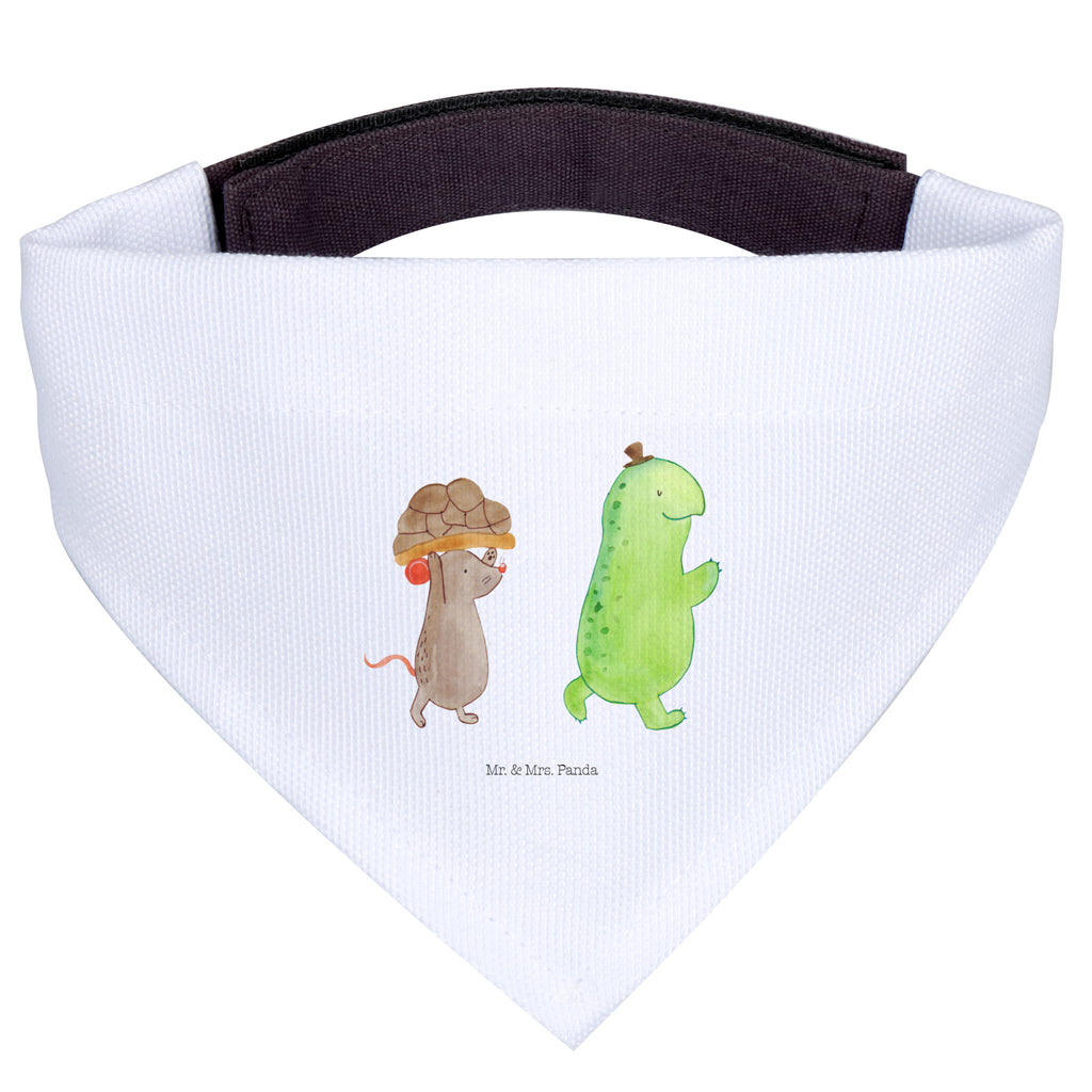 Hundehalstuch S Schildkröte & Maus Hundehalstuch, Halstuch, Hunde, Tuch, klein, kleine Hunde, Schildkröte, Maus, Freunde, Freundinnen, beste Freunde, beste Freundinnen