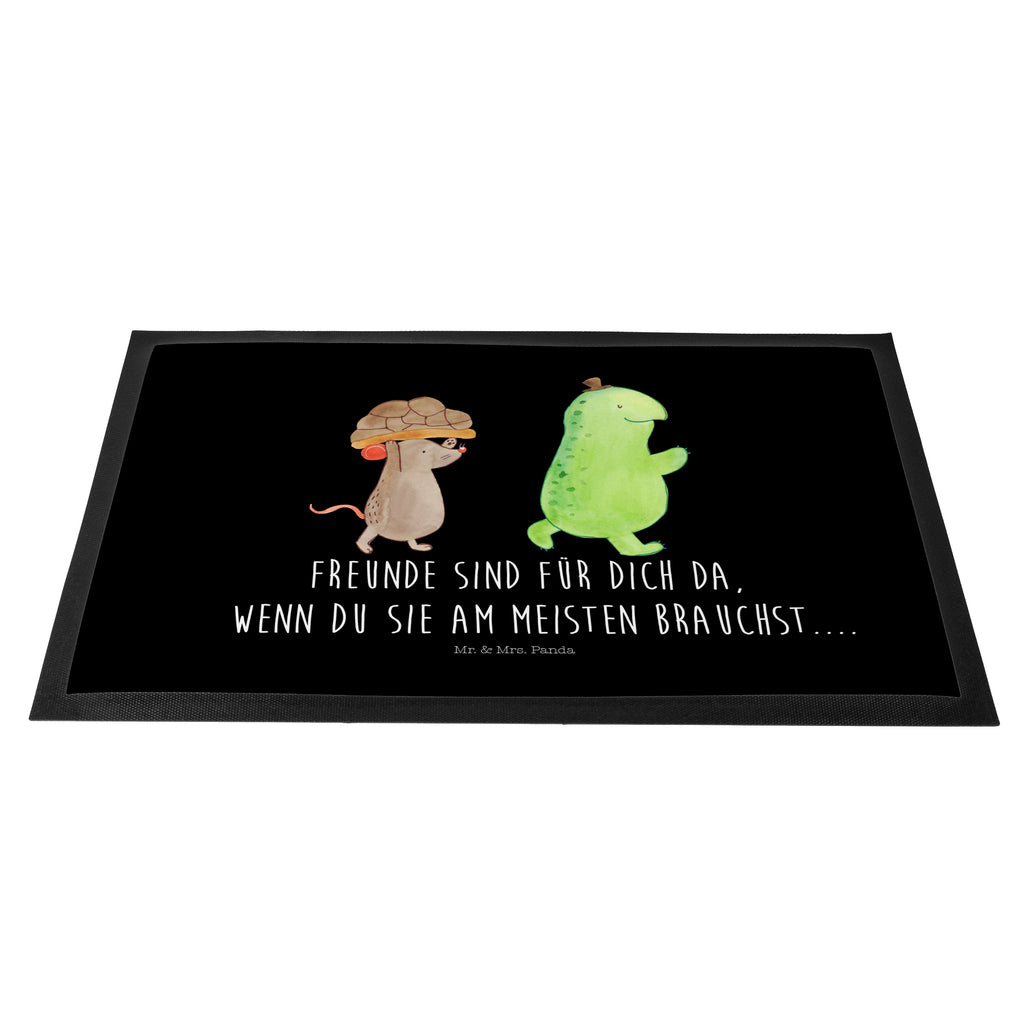 Fußmatte Schildkröte & Maus Schildkröte, Maus, Freunde, Freundinnen, beste Freunde, beste Freundinnen Türvorleger, Schmutzmatte, Fußabtreter, Matte, Schmutzfänger, Fußabstreifer, Schmutzfangmatte, Türmatte, Motivfußmatte,  Haustürmatte, Vorleger  Schildkröte