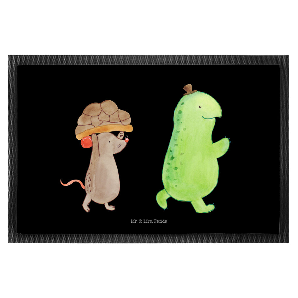 Fußmatte Schildkröte & Maus Schildkröte, Maus, Freunde, Freundinnen, beste Freunde, beste Freundinnen Türvorleger, Schmutzmatte, Fußabtreter, Matte, Schmutzfänger, Fußabstreifer, Schmutzfangmatte, Türmatte, Motivfußmatte,  Haustürmatte, Vorleger  Schildkröte