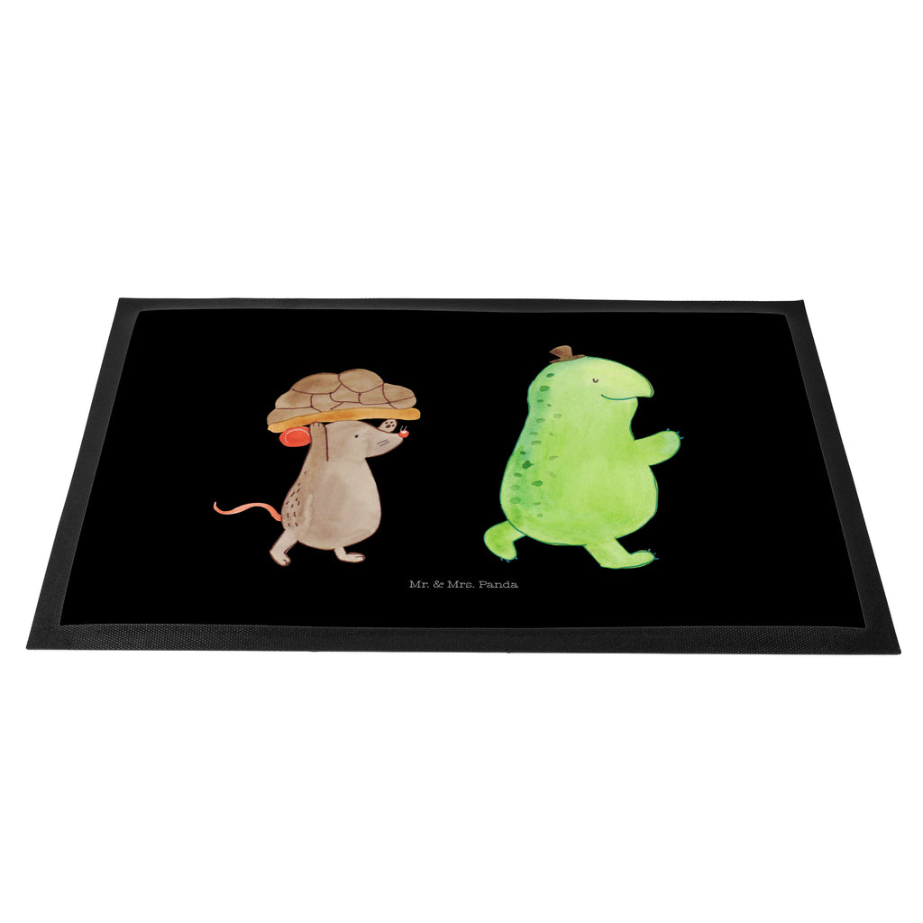 Fußmatte Schildkröte & Maus Schildkröte, Maus, Freunde, Freundinnen, beste Freunde, beste Freundinnen Türvorleger, Schmutzmatte, Fußabtreter, Matte, Schmutzfänger, Fußabstreifer, Schmutzfangmatte, Türmatte, Motivfußmatte,  Haustürmatte, Vorleger  Schildkröte