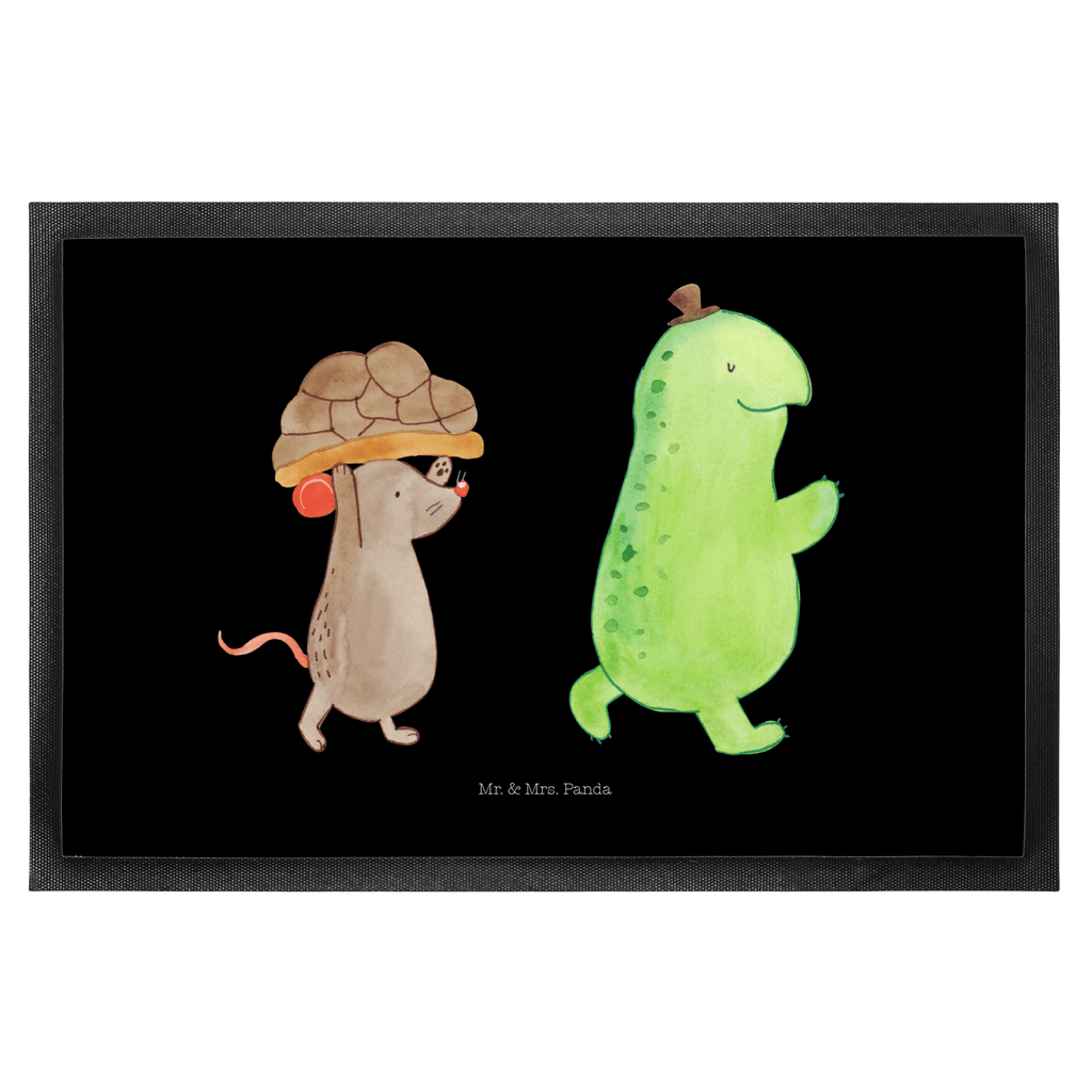 Fußmatte Schildkröte & Maus Schildkröte, Maus, Freunde, Freundinnen, beste Freunde, beste Freundinnen Türvorleger, Schmutzmatte, Fußabtreter, Matte, Schmutzfänger, Fußabstreifer, Schmutzfangmatte, Türmatte, Motivfußmatte,  Haustürmatte, Vorleger  Schildkröte