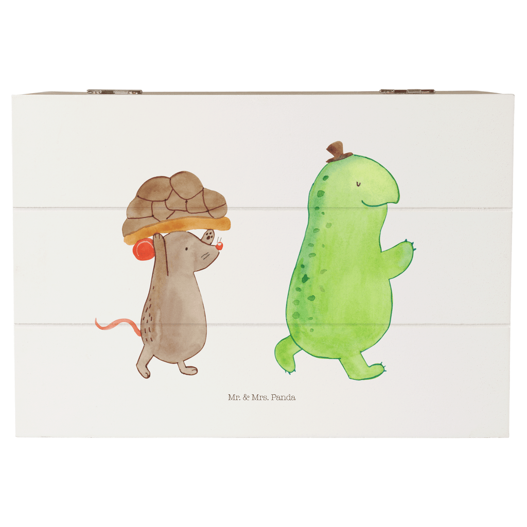Holzkiste Schildkröte & Maus Holzkiste, Kiste, Schatzkiste, Truhe, Schatulle, XXL, Erinnerungsbox, Erinnerungskiste, Dekokiste, Aufbewahrungsbox, Schildkröte, Maus, Freunde, Freundinnen, beste Freunde, beste Freundinnen