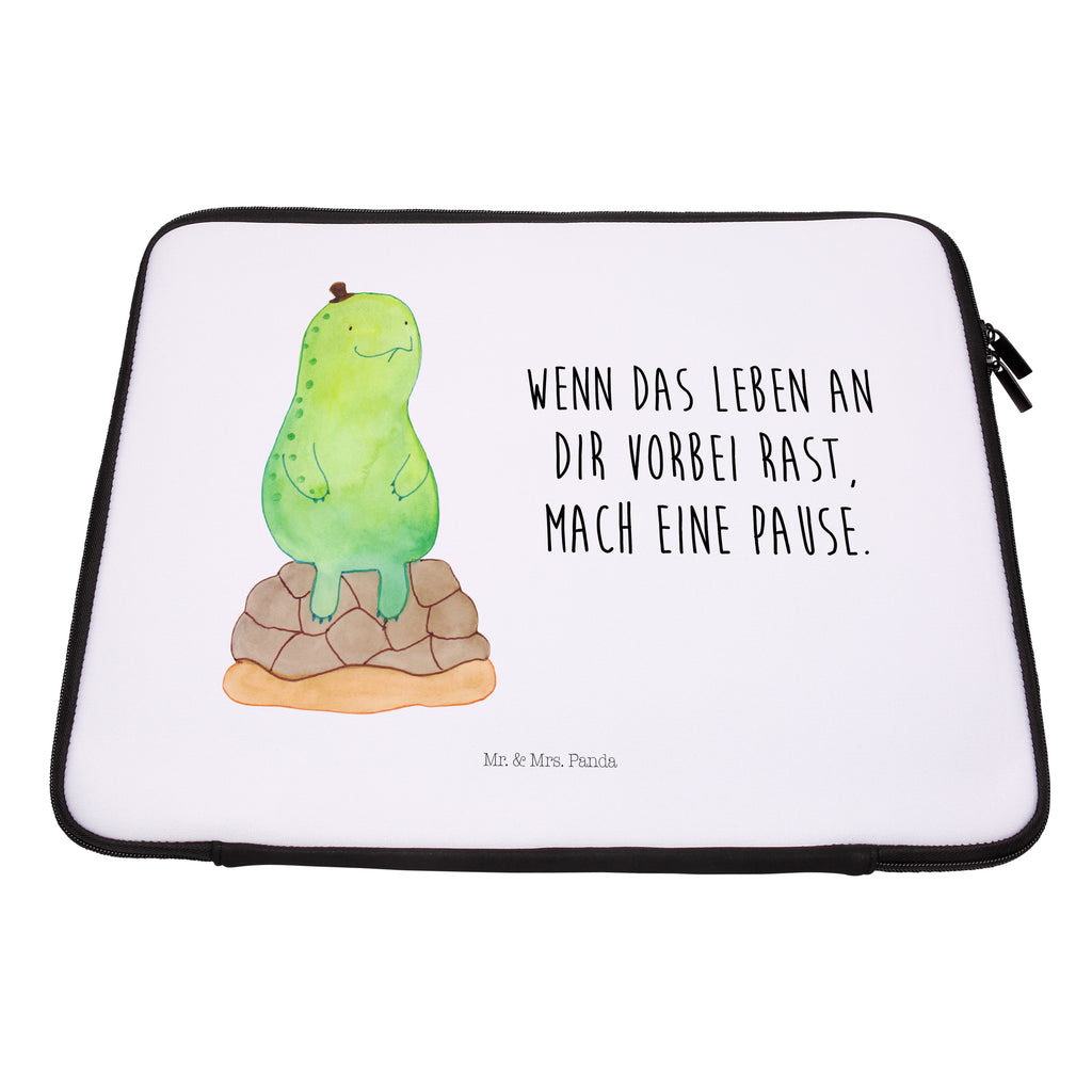 33 x 42 Notebook Tasche Schildkröte pausiert Notebook Tasche, Laptop, Computertasche, Tasche, Schutzhülle, Schildkröte, Achtsamkeit, Entschleunigen, achtsam