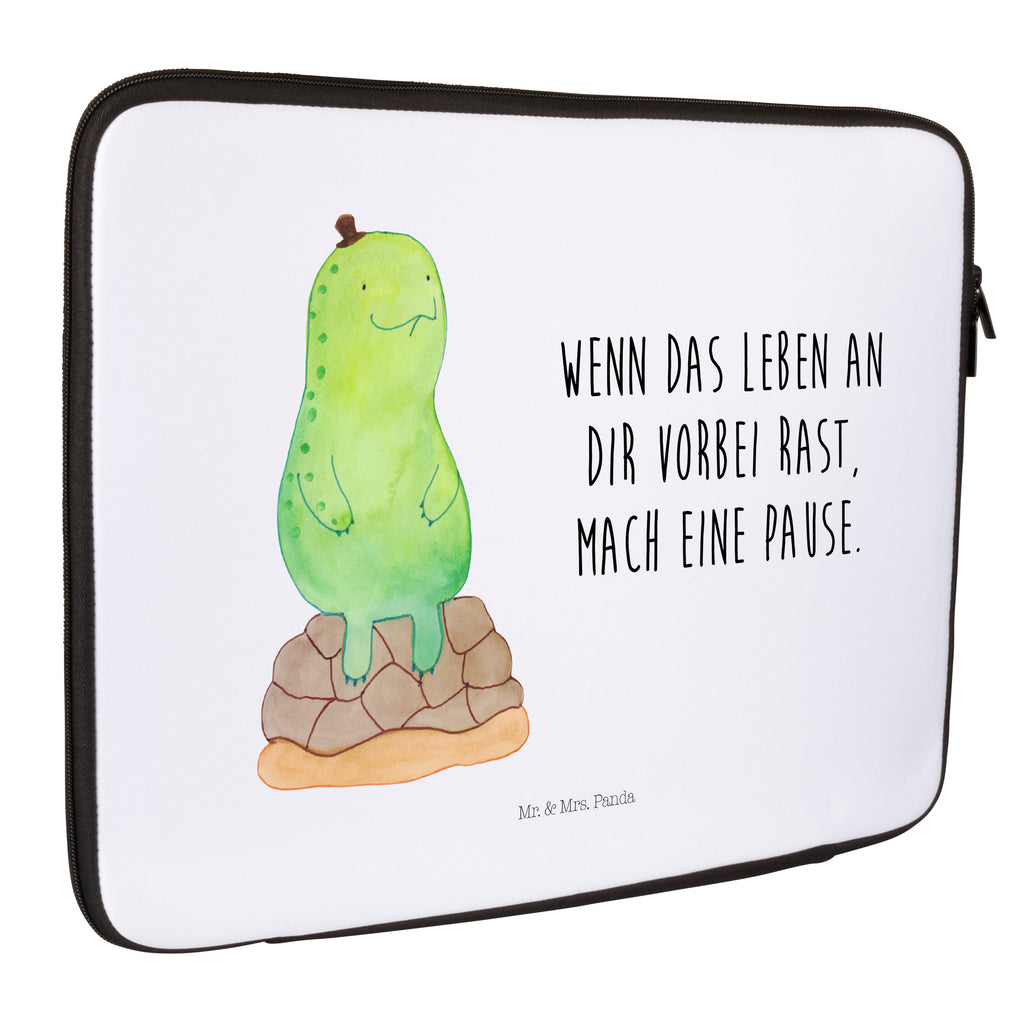 33 x 42 Notebook Tasche Schildkröte pausiert Notebook Tasche, Laptop, Computertasche, Tasche, Schutzhülle, Schildkröte, Achtsamkeit, Entschleunigen, achtsam