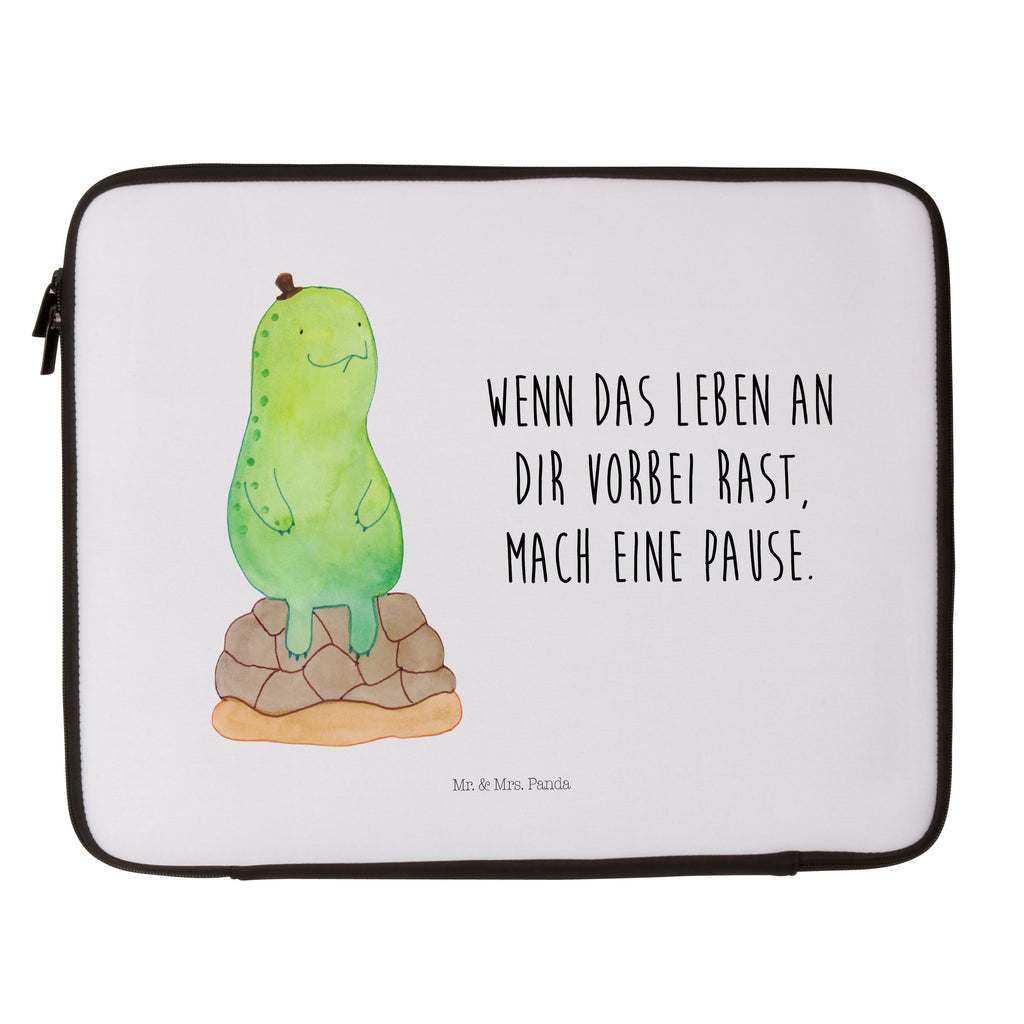33 x 42 Notebook Tasche Schildkröte pausiert Notebook Tasche, Laptop, Computertasche, Tasche, Schutzhülle, Schildkröte, Achtsamkeit, Entschleunigen, achtsam