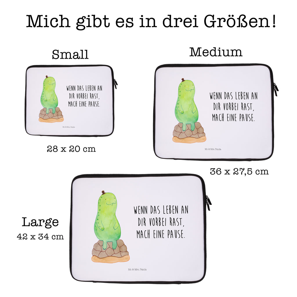 33 x 42 Notebook Tasche Schildkröte pausiert Notebook Tasche, Laptop, Computertasche, Tasche, Schutzhülle, Schildkröte, Achtsamkeit, Entschleunigen, achtsam