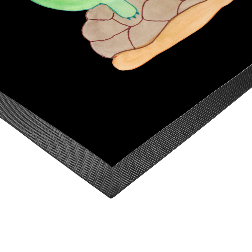 Fußmatte Schildkröte pausiert Schildkröte, Achtsamkeit, Entschleunigen, achtsam,  Türvorleger, Schmutzmatte, Fußabtreter, Matte, Schmutzfänger, Fußabstreifer, Schmutzfangmatte, Türmatte, Motivfußmatte,  Haustürmatte, Vorleger  Schildkröte