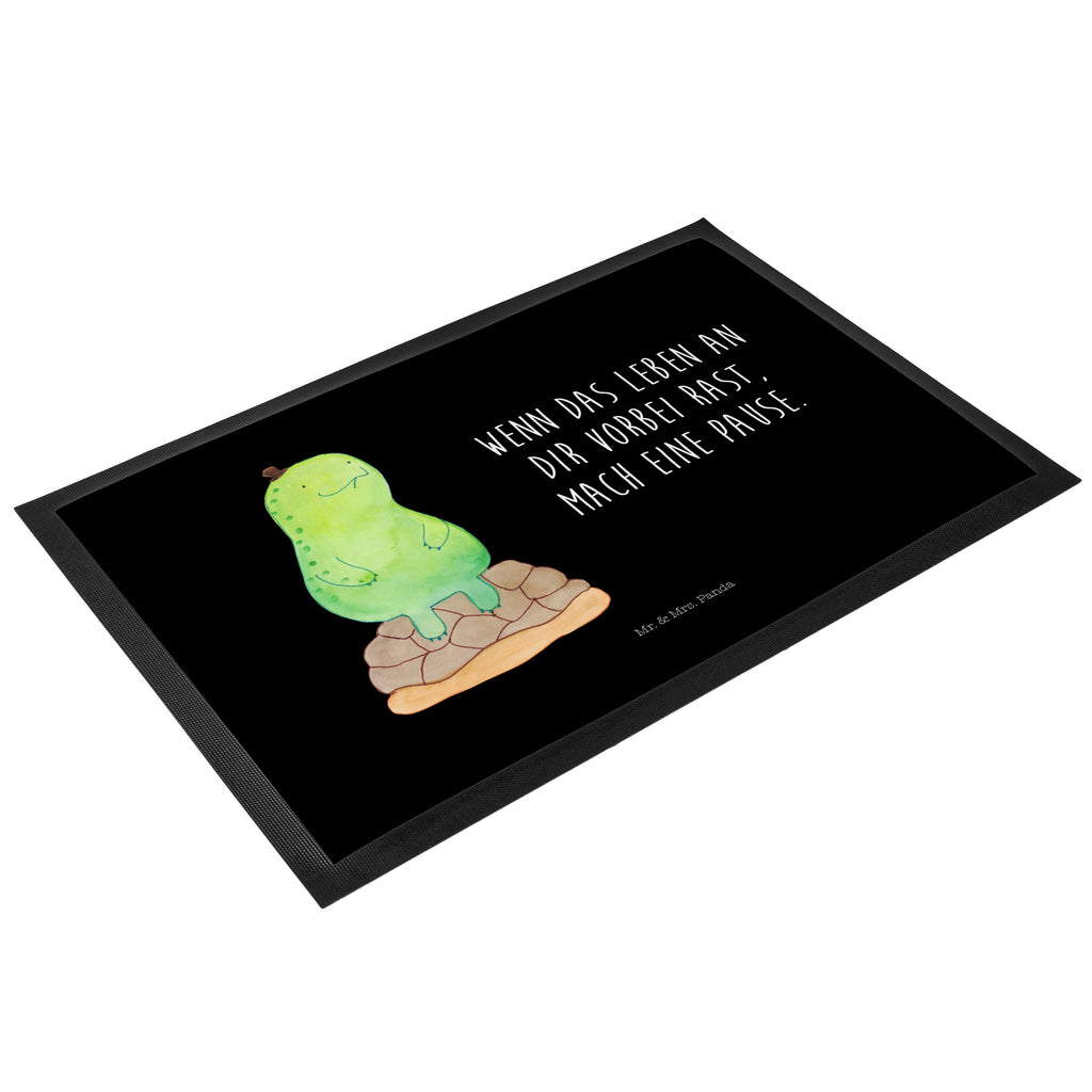 Fußmatte Schildkröte pausiert Schildkröte, Achtsamkeit, Entschleunigen, achtsam,  Türvorleger, Schmutzmatte, Fußabtreter, Matte, Schmutzfänger, Fußabstreifer, Schmutzfangmatte, Türmatte, Motivfußmatte,  Haustürmatte, Vorleger  Schildkröte