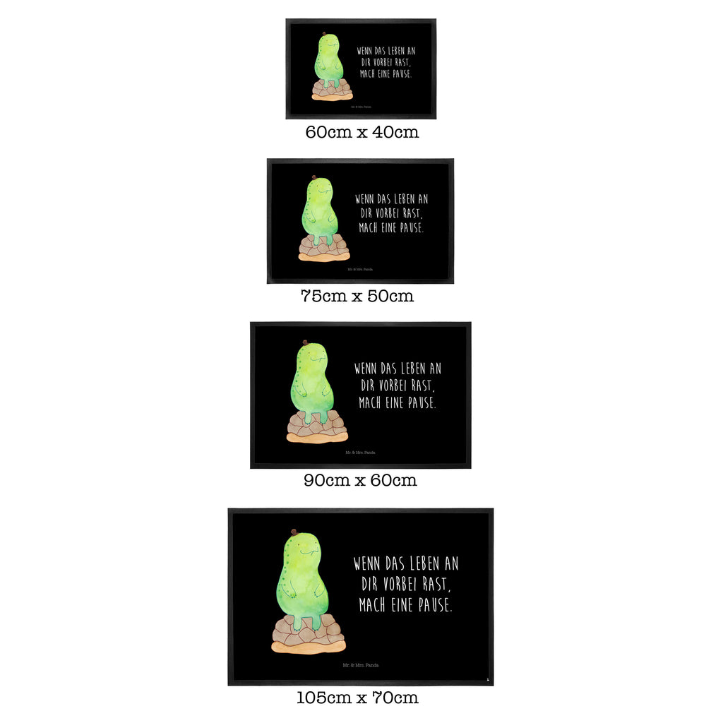 Fußmatte Schildkröte pausiert Schildkröte, Achtsamkeit, Entschleunigen, achtsam,  Türvorleger, Schmutzmatte, Fußabtreter, Matte, Schmutzfänger, Fußabstreifer, Schmutzfangmatte, Türmatte, Motivfußmatte,  Haustürmatte, Vorleger  Schildkröte