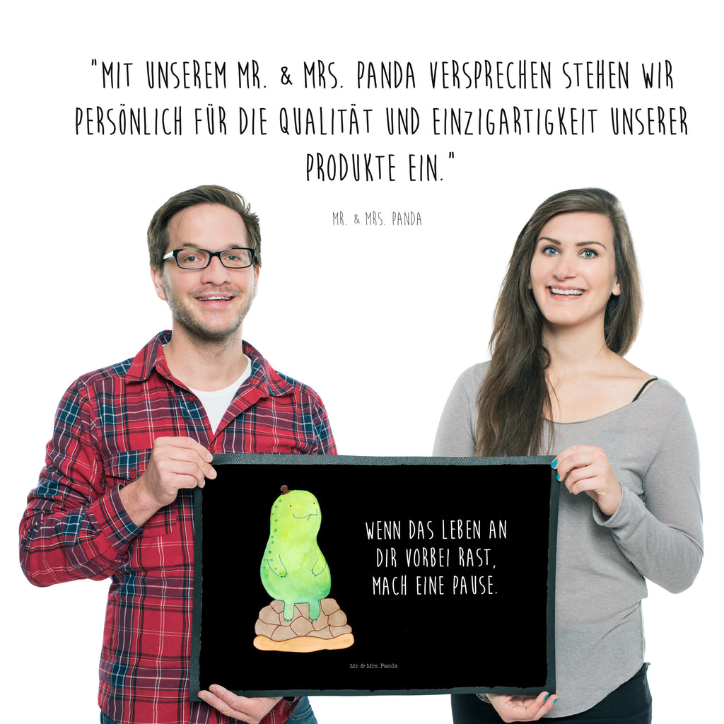 Fußmatte Schildkröte pausiert Schildkröte, Achtsamkeit, Entschleunigen, achtsam,  Türvorleger, Schmutzmatte, Fußabtreter, Matte, Schmutzfänger, Fußabstreifer, Schmutzfangmatte, Türmatte, Motivfußmatte,  Haustürmatte, Vorleger  Schildkröte