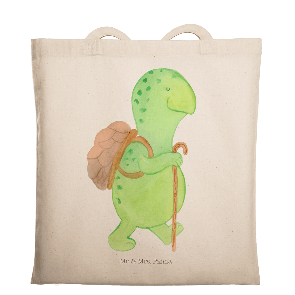 Tragetasche Schildkröte Wanderer Beuteltasche, Beutel, Einkaufstasche, Jutebeutel, Stoffbeutel, Schildkröte, Schildkröten, Motivation, Motivationsspruch, Motivationssprüche, Neuanfang