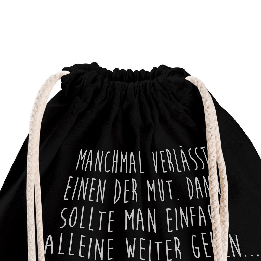 Sportbeutel Schildkröte Wanderer Turnbeutel, Beutel, Sporttasche, Tasche, Stoffbeutel, Schildkröte, Schildkröten, Motivation, Motivationsspruch, Motivationssprüche, Neuanfang