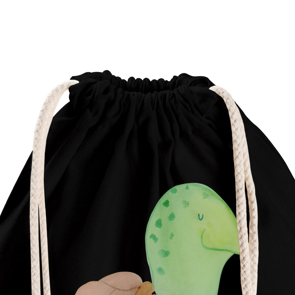 Sportbeutel Schildkröte Wanderer Turnbeutel, Beutel, Sporttasche, Tasche, Stoffbeutel, Schildkröte, Schildkröten, Motivation, Motivationsspruch, Motivationssprüche, Neuanfang
