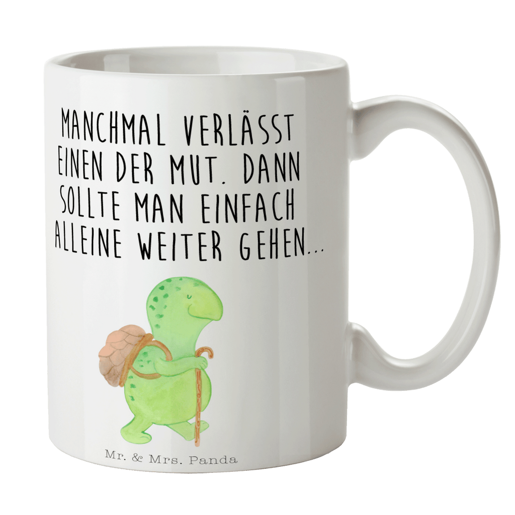 Tasse Schildkröte Wanderer Schildkröte, Schildkröten, Motivation, Motivationsspruch, Motivationssprüche, Neuanfang Becher, Kaffeetasse, Kaffeebecher, Tee, Frühstück, Büro  Schildkröte