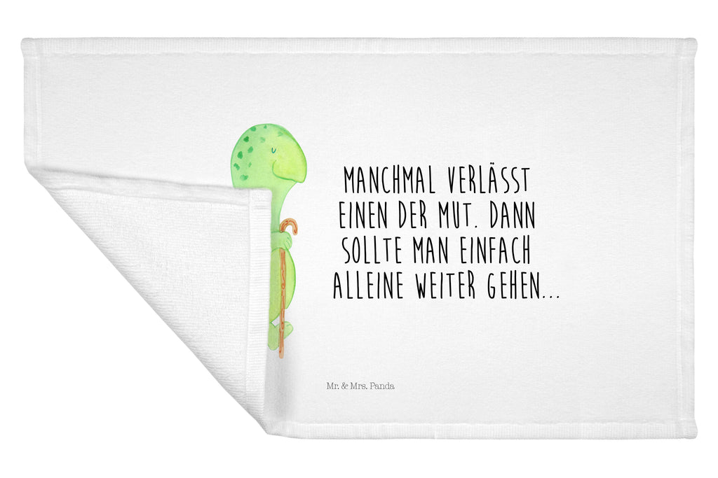 Gäste Handtuch Schildkröte Wanderer Gästetuch, Reisehandtuch, Sport Handtuch, Frottier, Kinder Handtuch, Schildkröte, Schildkröten, Motivation, Motivationsspruch, Motivationssprüche, Neuanfang