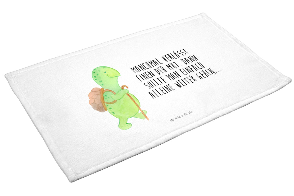 Gäste Handtuch Schildkröte Wanderer Gästetuch, Reisehandtuch, Sport Handtuch, Frottier, Kinder Handtuch, Schildkröte, Schildkröten, Motivation, Motivationsspruch, Motivationssprüche, Neuanfang