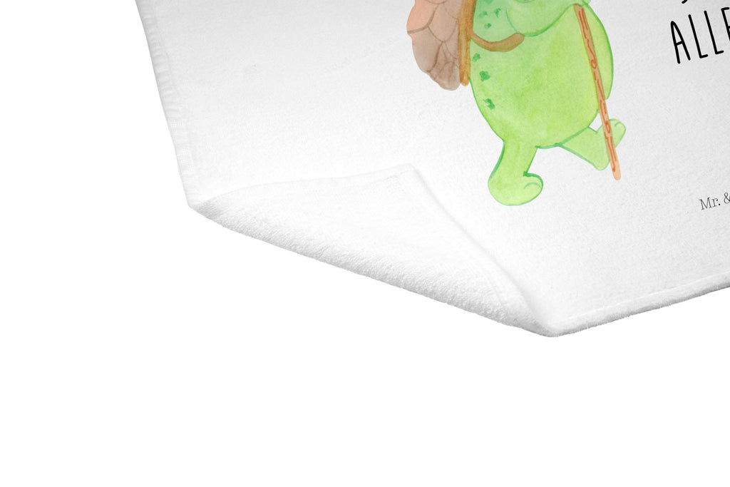 Gäste Handtuch Schildkröte Wanderer Gästetuch, Reisehandtuch, Sport Handtuch, Frottier, Kinder Handtuch, Schildkröte, Schildkröten, Motivation, Motivationsspruch, Motivationssprüche, Neuanfang