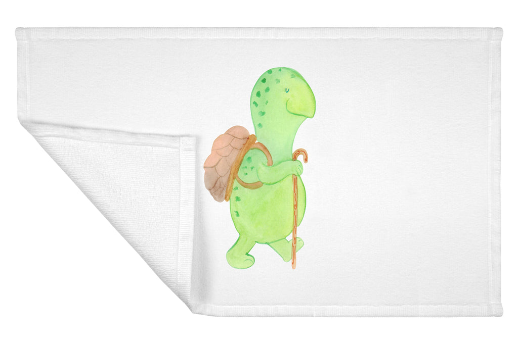 Gäste Handtuch Schildkröte Wanderer Gästetuch, Reisehandtuch, Sport Handtuch, Frottier, Kinder Handtuch, Schildkröte, Schildkröten, Motivation, Motivationsspruch, Motivationssprüche, Neuanfang
