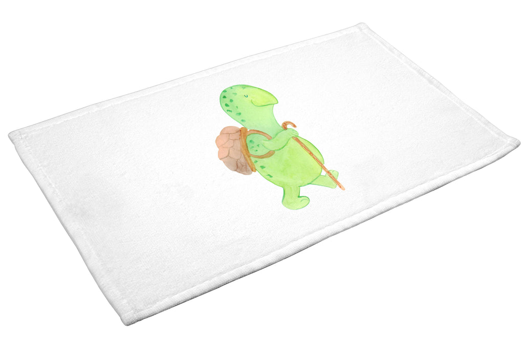 Gäste Handtuch Schildkröte Wanderer Gästetuch, Reisehandtuch, Sport Handtuch, Frottier, Kinder Handtuch, Schildkröte, Schildkröten, Motivation, Motivationsspruch, Motivationssprüche, Neuanfang