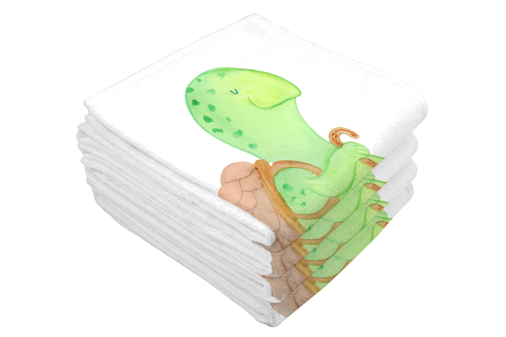 Gäste Handtuch Schildkröte Wanderer Gästetuch, Reisehandtuch, Sport Handtuch, Frottier, Kinder Handtuch, Schildkröte, Schildkröten, Motivation, Motivationsspruch, Motivationssprüche, Neuanfang