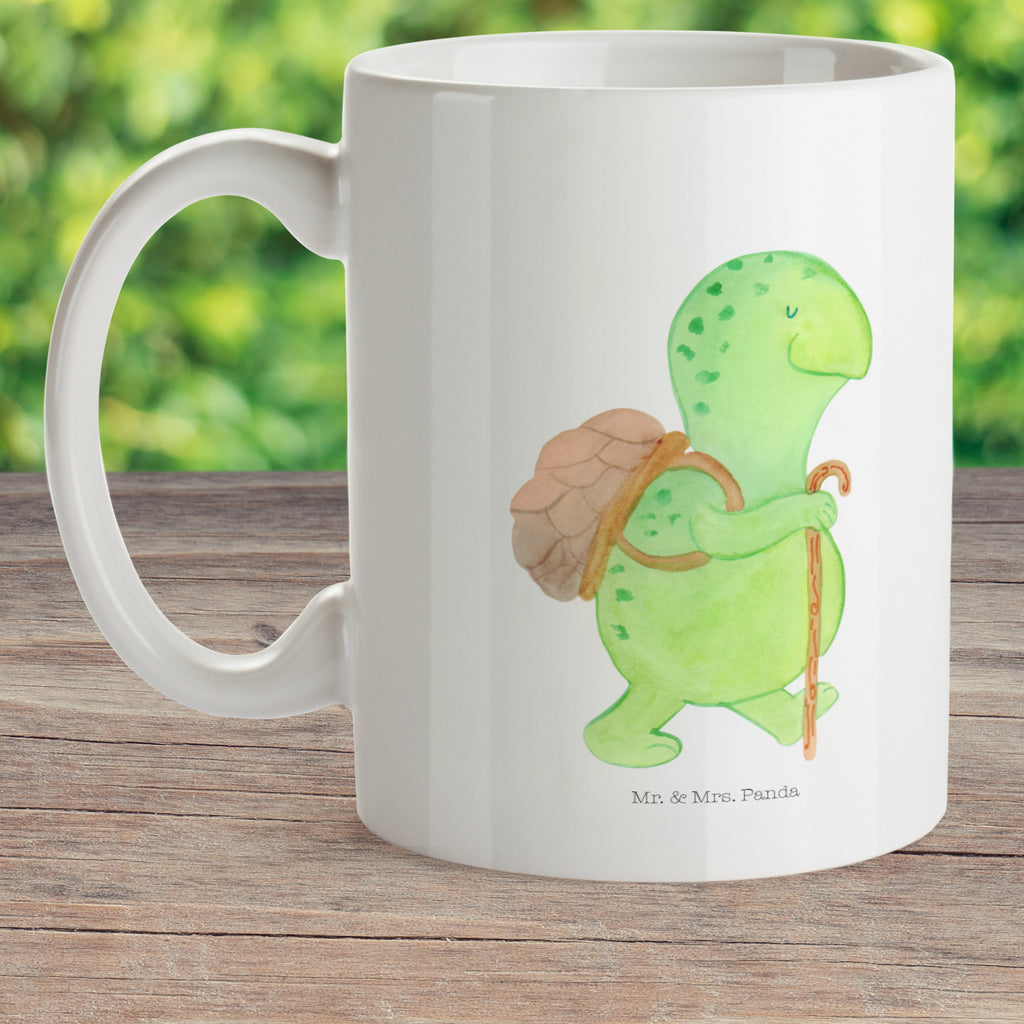 Kindertasse Schildkröte Wanderer Kunststoff Tasse, Kindergarten, Tasse, Trinkbecher, Camping Becher, Kaffeetasse, Kunststoffbecher, Kindergartenbecher, Outdoorgeschirr, Kunststoffgeschirr, Reisebecher, Reisetasse, Kinderbecher, Schildkröte, Schildkröten, Motivation, Motivationsspruch, Motivationssprüche, Neuanfang