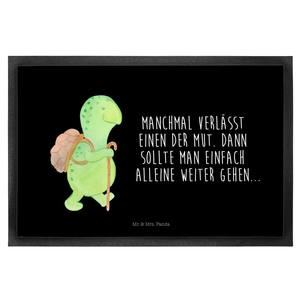 Fußmatte Schildkröte Wanderer Schildkröte, Schildkröten, Motivation, Motivationsspruch, Motivationssprüche, Neuanfang Türvorleger, Schmutzmatte, Fußabtreter, Matte, Schmutzfänger, Fußabstreifer, Schmutzfangmatte, Türmatte, Motivfußmatte,  Haustürmatte, Vorleger  Schildkröte