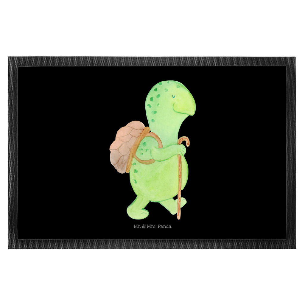 Fußmatte Schildkröte Wanderer Schildkröte, Schildkröten, Motivation, Motivationsspruch, Motivationssprüche, Neuanfang Türvorleger, Schmutzmatte, Fußabtreter, Matte, Schmutzfänger, Fußabstreifer, Schmutzfangmatte, Türmatte, Motivfußmatte,  Haustürmatte, Vorleger  Schildkröte