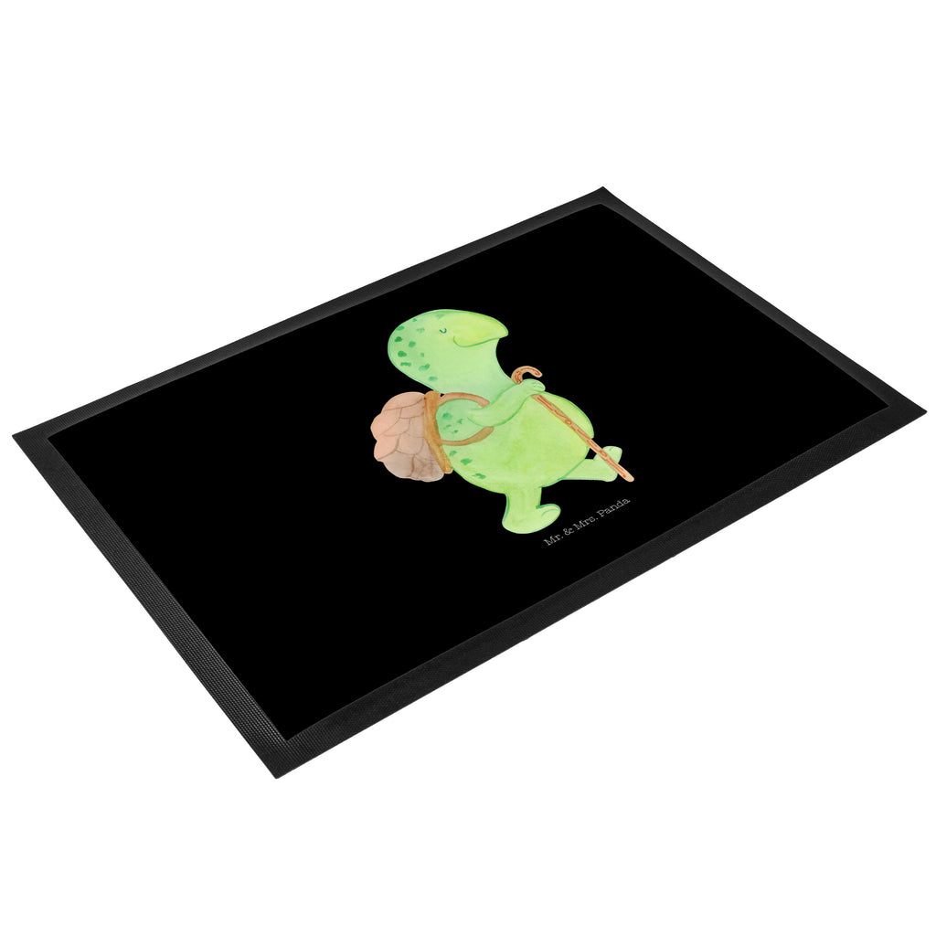 Fußmatte Schildkröte Wanderer Schildkröte, Schildkröten, Motivation, Motivationsspruch, Motivationssprüche, Neuanfang Türvorleger, Schmutzmatte, Fußabtreter, Matte, Schmutzfänger, Fußabstreifer, Schmutzfangmatte, Türmatte, Motivfußmatte,  Haustürmatte, Vorleger  Schildkröte