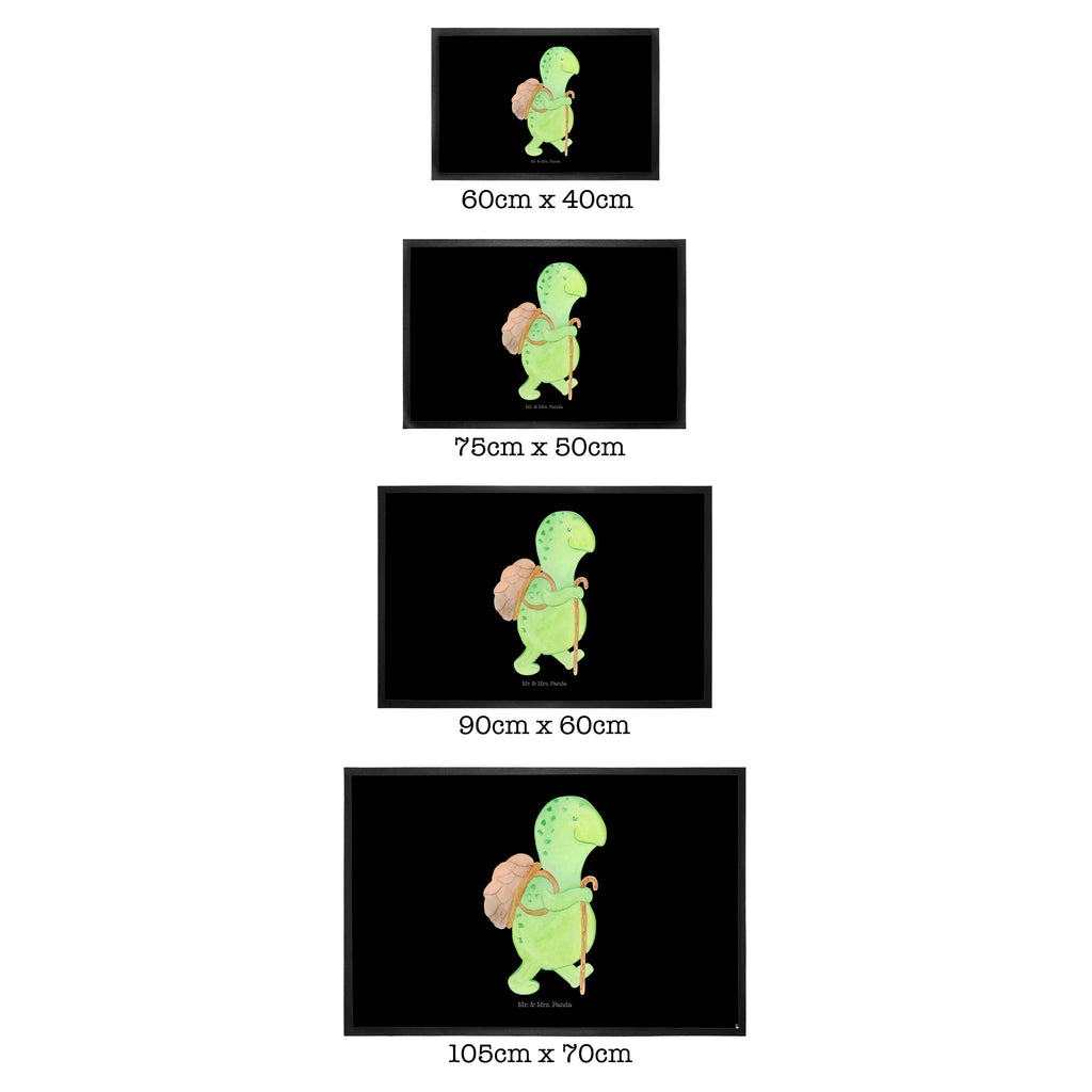 Fußmatte Schildkröte Wanderer Schildkröte, Schildkröten, Motivation, Motivationsspruch, Motivationssprüche, Neuanfang Türvorleger, Schmutzmatte, Fußabtreter, Matte, Schmutzfänger, Fußabstreifer, Schmutzfangmatte, Türmatte, Motivfußmatte,  Haustürmatte, Vorleger  Schildkröte