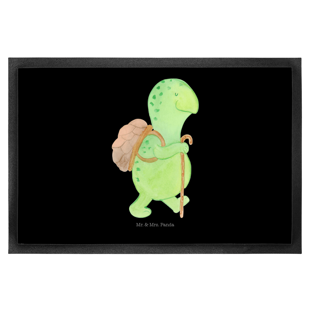 Fußmatte Schildkröte Wanderer Schildkröte, Schildkröten, Motivation, Motivationsspruch, Motivationssprüche, Neuanfang Türvorleger, Schmutzmatte, Fußabtreter, Matte, Schmutzfänger, Fußabstreifer, Schmutzfangmatte, Türmatte, Motivfußmatte,  Haustürmatte, Vorleger  Schildkröte