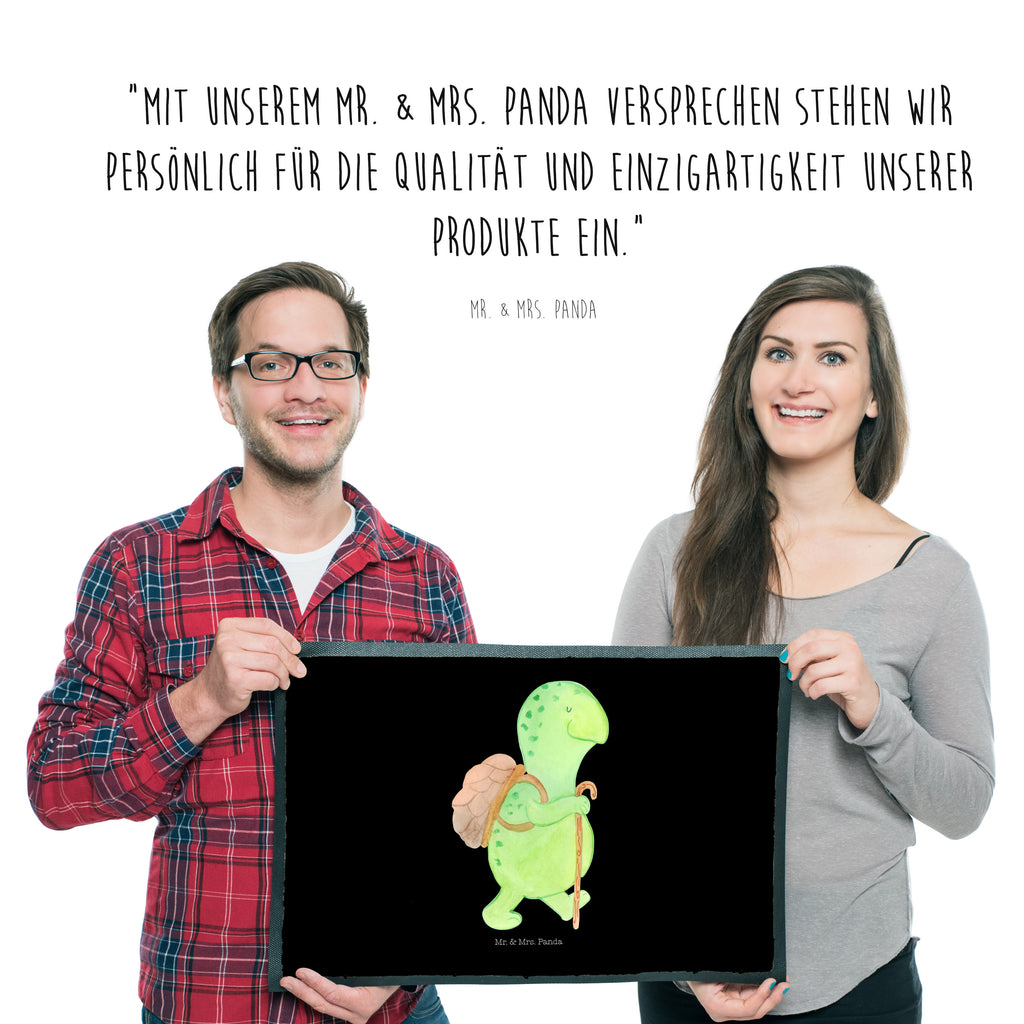 Fußmatte Schildkröte Wanderer Schildkröte, Schildkröten, Motivation, Motivationsspruch, Motivationssprüche, Neuanfang Türvorleger, Schmutzmatte, Fußabtreter, Matte, Schmutzfänger, Fußabstreifer, Schmutzfangmatte, Türmatte, Motivfußmatte,  Haustürmatte, Vorleger  Schildkröte