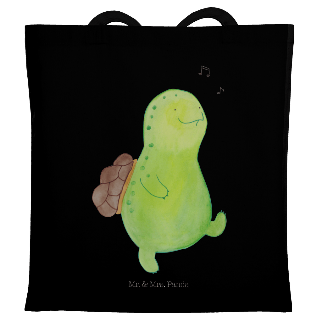 Tragetasche Schildkröte pfeift Beuteltasche, Beutel, Einkaufstasche, Jutebeutel, Stoffbeutel, Schildkröte, Schildi, Schildkröten, fröhlich, Glück, Motivation, Lebensfreude, Depression, Trennung, Neuanfang