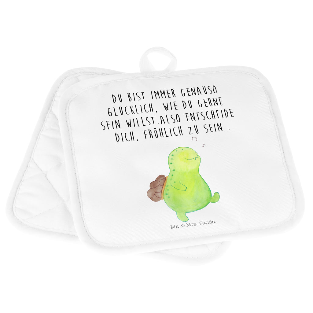 2er Set Topflappen  Schildkröte pfeift Topflappen, Topfuntersetzer, Ofenhandschuh, Topflappen Set, Topflappen lustig, Topflappen mit Spruch, Schildkröte, Schildi, Schildkröten, fröhlich, Glück, Motivation, Lebensfreude, Depression, Trennung, Neuanfang