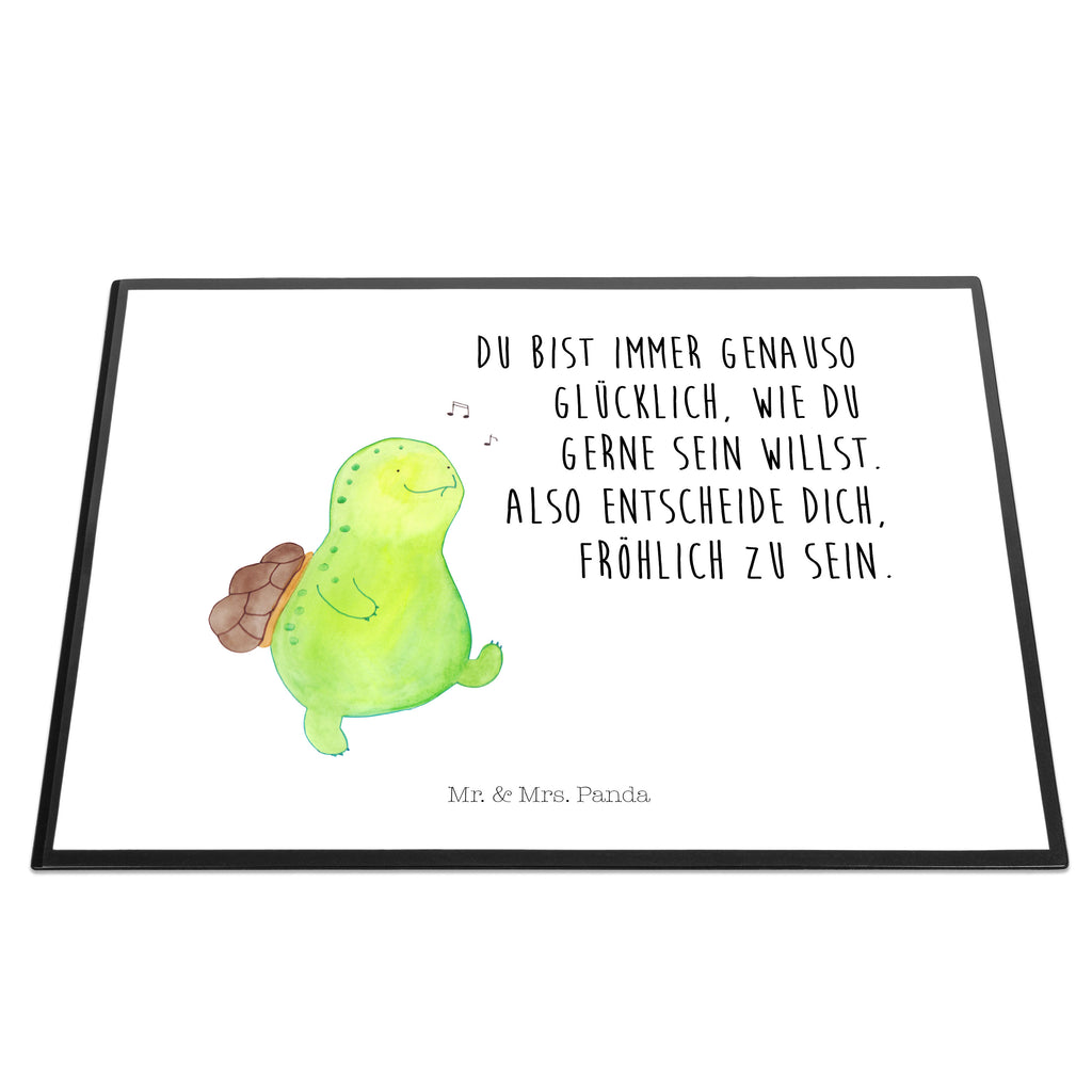Schreibtischunterlage Schildkröte pfeift Schreibunterlage, Schreibtischauflage, Bürobedarf, Büroartikel, Schreibwaren, Schreibtisch Unterlagen, Schreibtischunterlage Groß, Schildkröte, Schildi, Schildkröten, fröhlich, Glück, Motivation, Lebensfreude, Depression, Trennung, Neuanfang