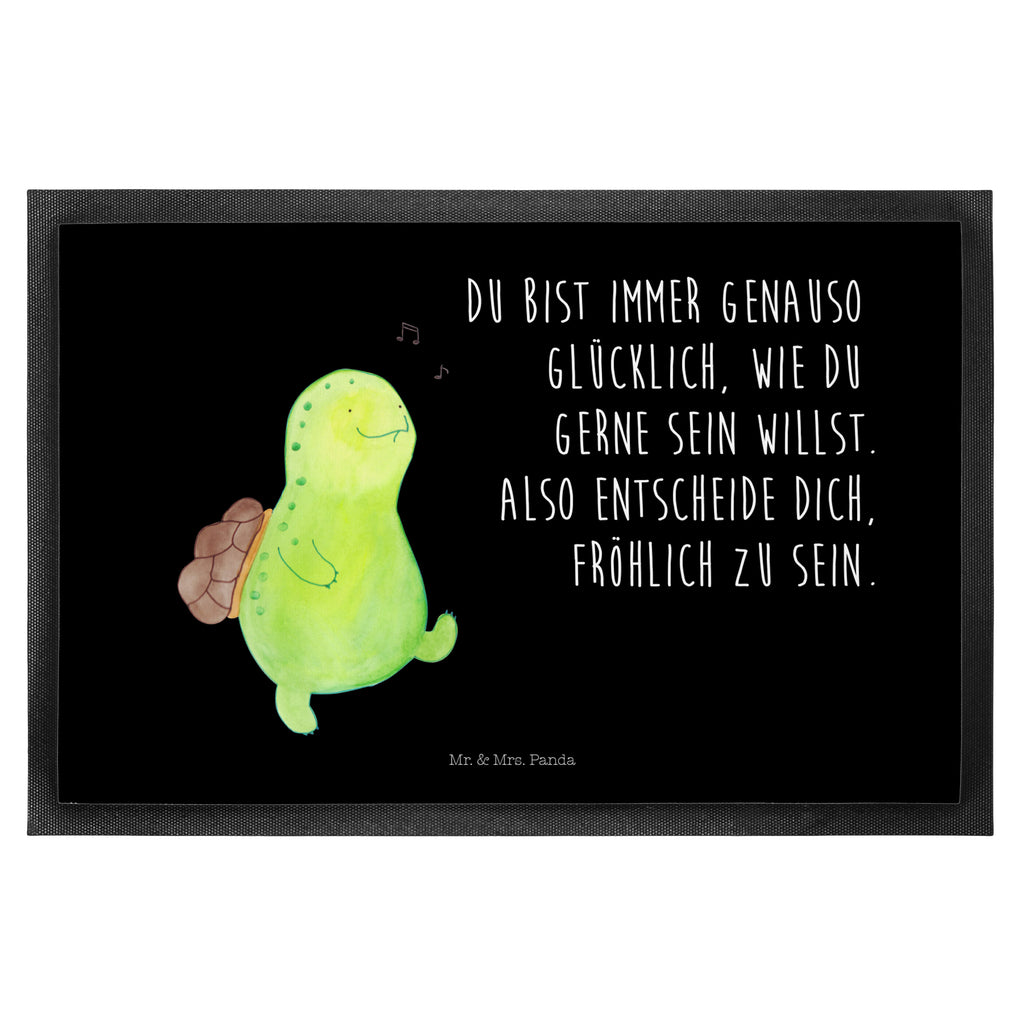 Fußmatte Schildkröte pfeift Schildkröte, Schildi, Schildkröten, fröhlich, Glück, Motivation, Lebensfreude, Depression, Trennung, Neuanfang Türvorleger, Schmutzmatte, Fußabtreter, Matte, Schmutzfänger, Fußabstreifer, Schmutzfangmatte, Türmatte, Motivfußmatte,  Haustürmatte, Vorleger  Schildkröte