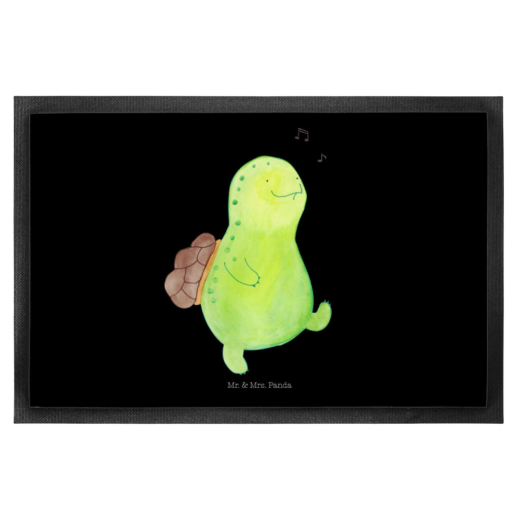 Fußmatte Schildkröte pfeift Schildkröte, Schildi, Schildkröten, fröhlich, Glück, Motivation, Lebensfreude, Depression, Trennung, Neuanfang Türvorleger, Schmutzmatte, Fußabtreter, Matte, Schmutzfänger, Fußabstreifer, Schmutzfangmatte, Türmatte, Motivfußmatte,  Haustürmatte, Vorleger  Schildkröte