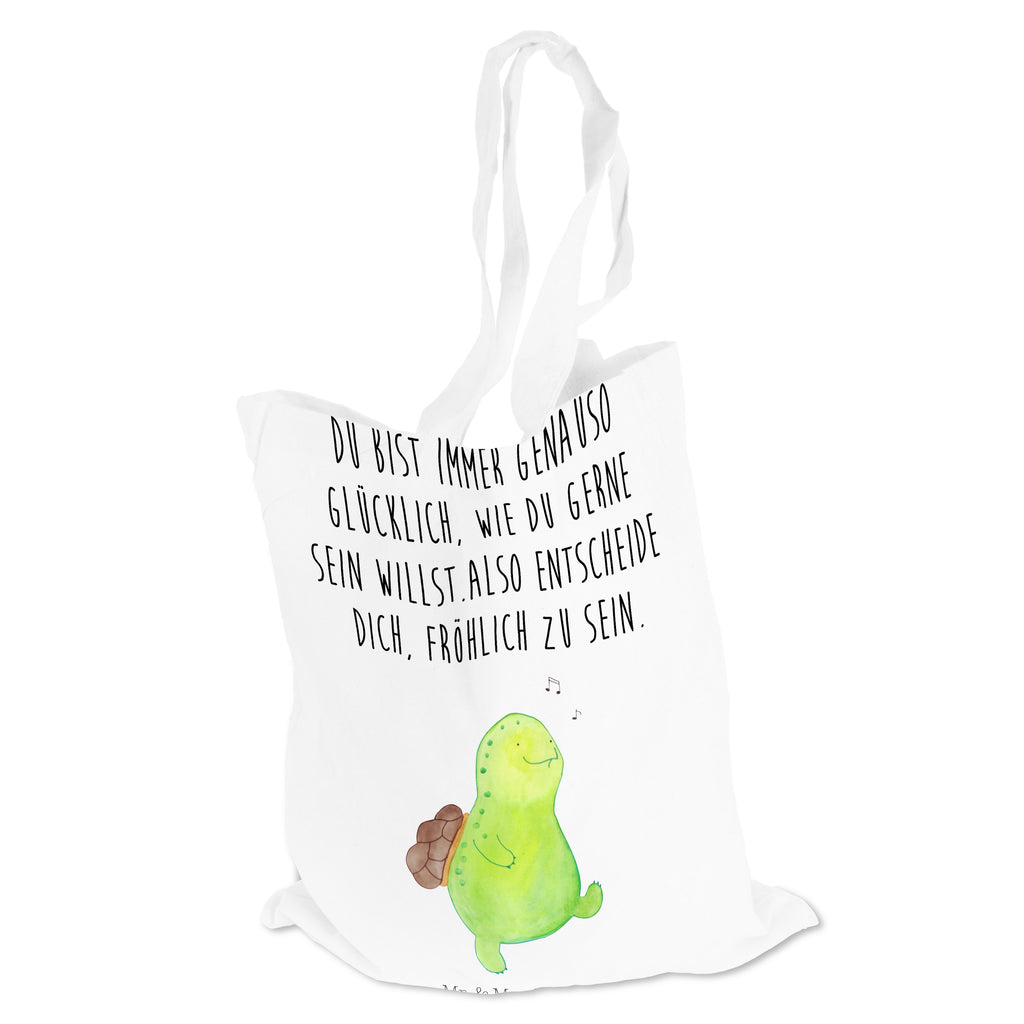Tragetasche Schildkröte pfeift Beuteltasche, Beutel, Einkaufstasche, Jutebeutel, Stoffbeutel, Schildkröte, Schildi, Schildkröten, fröhlich, Glück, Motivation, Lebensfreude, Depression, Trennung, Neuanfang