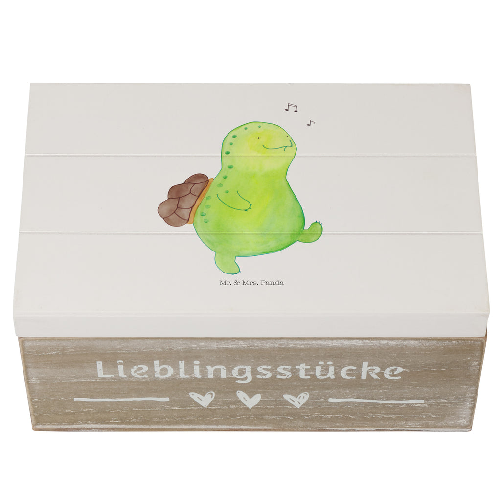 Holzkiste Schildkröte pfeift Holzkiste, Kiste, Schatzkiste, Truhe, Schatulle, XXL, Erinnerungsbox, Erinnerungskiste, Dekokiste, Aufbewahrungsbox, Schildkröte, Schildi, Schildkröten, fröhlich, Glück, Motivation, Lebensfreude, Depression, Trennung, Neuanfang