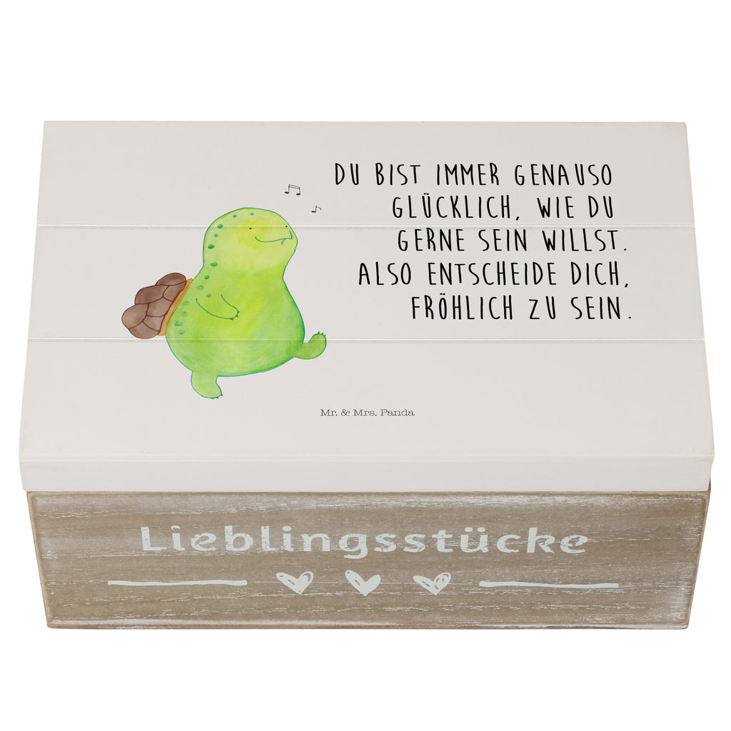 Holzkiste Schildkröte pfeift Holzkiste, Kiste, Schatzkiste, Truhe, Schatulle, XXL, Erinnerungsbox, Erinnerungskiste, Dekokiste, Aufbewahrungsbox, Schildkröte, Schildi, Schildkröten, fröhlich, Glück, Motivation, Lebensfreude, Depression, Trennung, Neuanfang