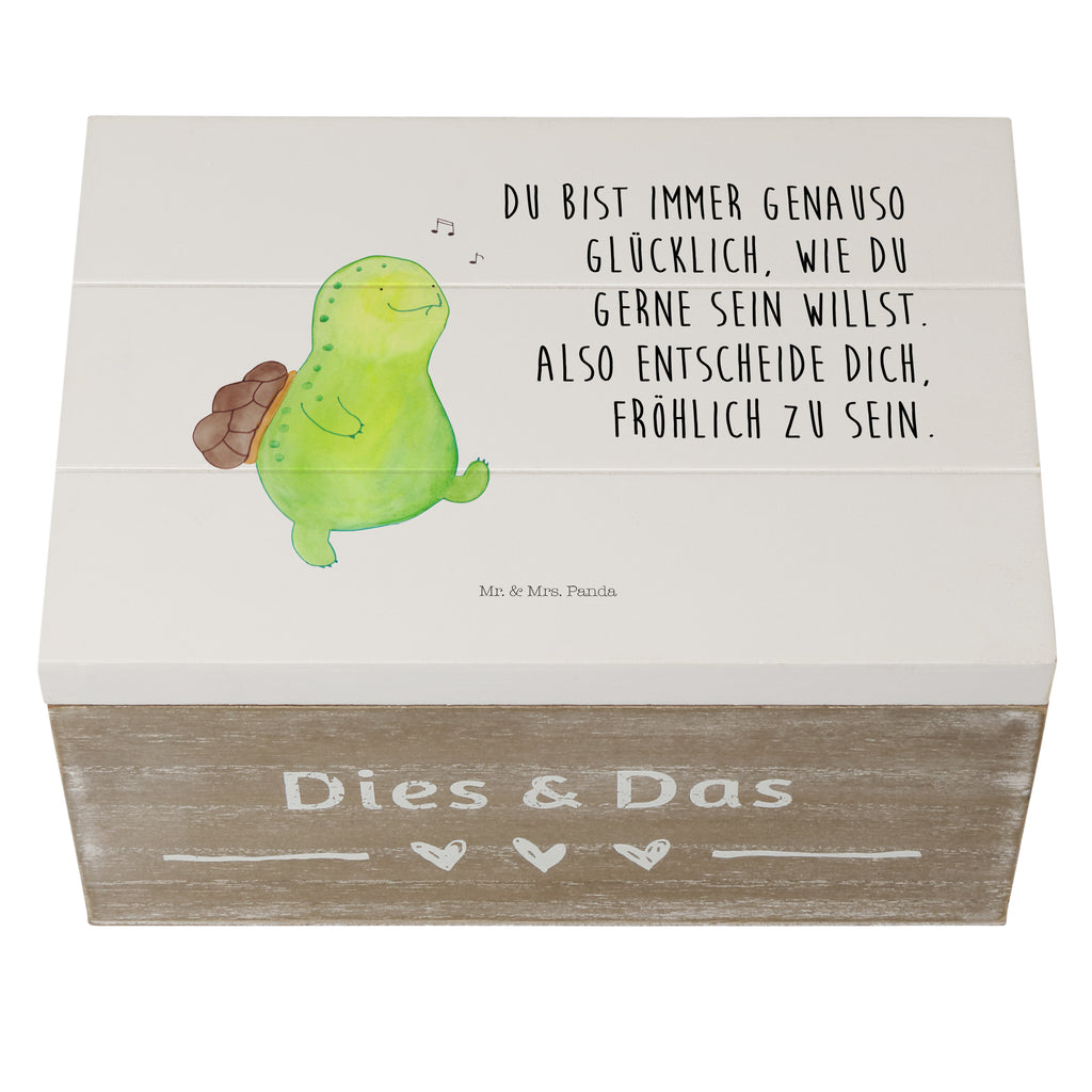 Holzkiste Schildkröte pfeift Holzkiste, Kiste, Schatzkiste, Truhe, Schatulle, XXL, Erinnerungsbox, Erinnerungskiste, Dekokiste, Aufbewahrungsbox, Schildkröte, Schildi, Schildkröten, fröhlich, Glück, Motivation, Lebensfreude, Depression, Trennung, Neuanfang