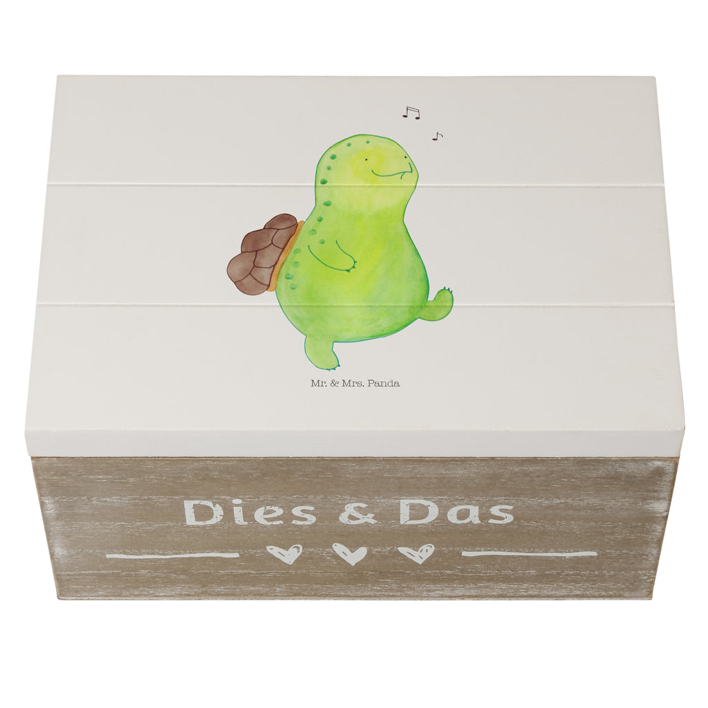 Holzkiste Schildkröte pfeift Holzkiste, Kiste, Schatzkiste, Truhe, Schatulle, XXL, Erinnerungsbox, Erinnerungskiste, Dekokiste, Aufbewahrungsbox, Schildkröte, Schildi, Schildkröten, fröhlich, Glück, Motivation, Lebensfreude, Depression, Trennung, Neuanfang