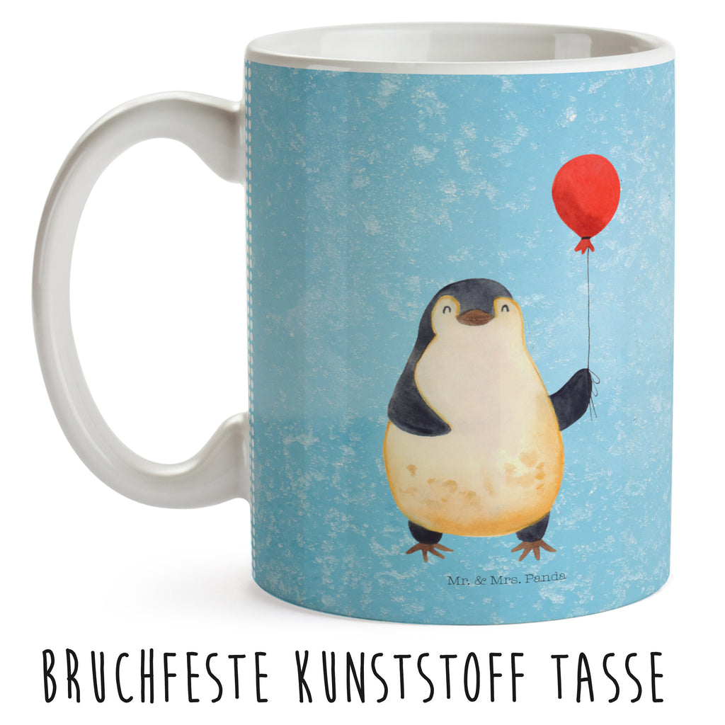 Kindertasse Pinguin Luftballon Kunststoff Tasse, Kindergarten, Tasse, Trinkbecher, Camping Becher, Kaffeetasse, Kunststoffbecher, Kindergartenbecher, Outdoorgeschirr, Kunststoffgeschirr, Reisebecher, Reisetasse, Kinderbecher, Pinguin, Pinguine, Luftballon, Tagträume, Lebenslust, Geschenk Freundin, Geschenkidee, beste Freundin, Motivation, Neustart, neues Leben, Liebe, Glück