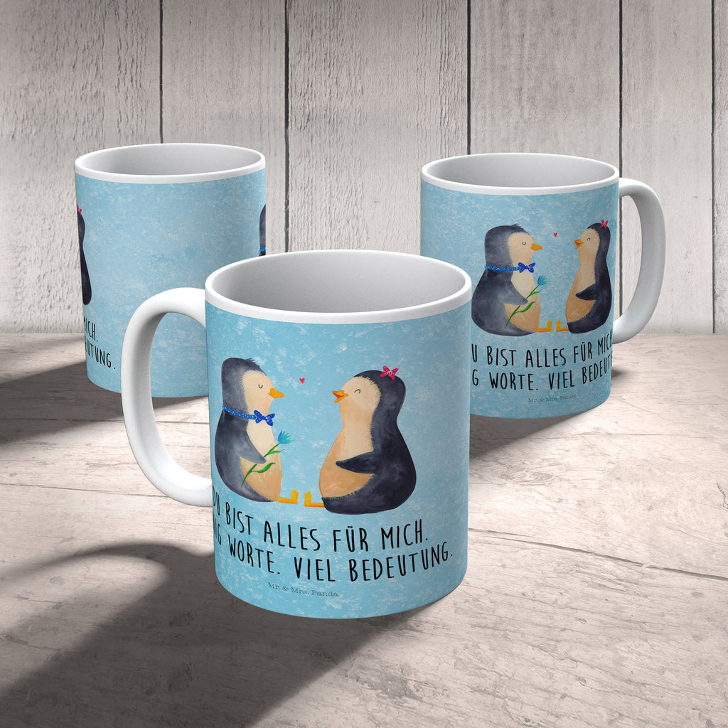 Kindertasse Pinguin Pärchen Kunststoff Tasse, Kindergarten, Tasse, Trinkbecher, Camping Becher, Kaffeetasse, Kunststoffbecher, Kindergartenbecher, Outdoorgeschirr, Kunststoffgeschirr, Reisebecher, Reisetasse, Kinderbecher, Pinguin, Pinguine, Liebe, Liebespaar, Liebesbeweis, Liebesgeschenk, Verlobung, Jahrestag, Hochzeitstag, Hochzeit, Hochzeitsgeschenk, große Liebe, Traumpaar