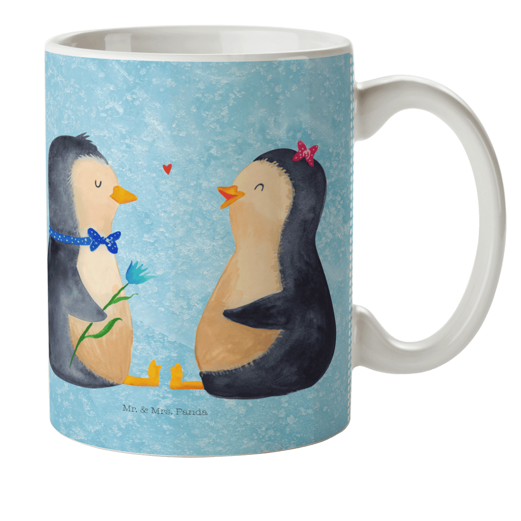 Kindertasse Pinguin Pärchen Kunststoff Tasse, Kindergarten, Tasse, Trinkbecher, Camping Becher, Kaffeetasse, Kunststoffbecher, Kindergartenbecher, Outdoorgeschirr, Kunststoffgeschirr, Reisebecher, Reisetasse, Kinderbecher, Pinguin, Pinguine, Liebe, Liebespaar, Liebesbeweis, Liebesgeschenk, Verlobung, Jahrestag, Hochzeitstag, Hochzeit, Hochzeitsgeschenk, große Liebe, Traumpaar